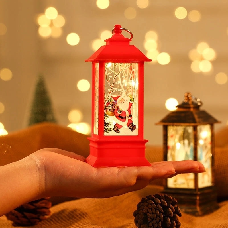 Christmas LED Mini Oil Lamp Decoration Portable Festive Light|Home Decor