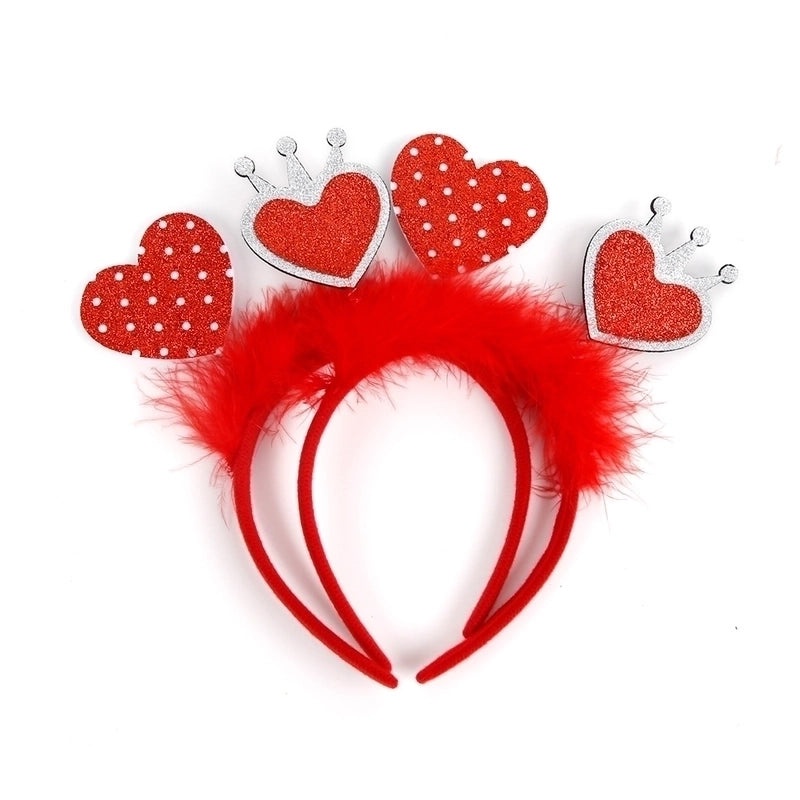 Valentine's Day Heart Shaped Plastic Headband for Party Festival|Accessories & Hair Accessories