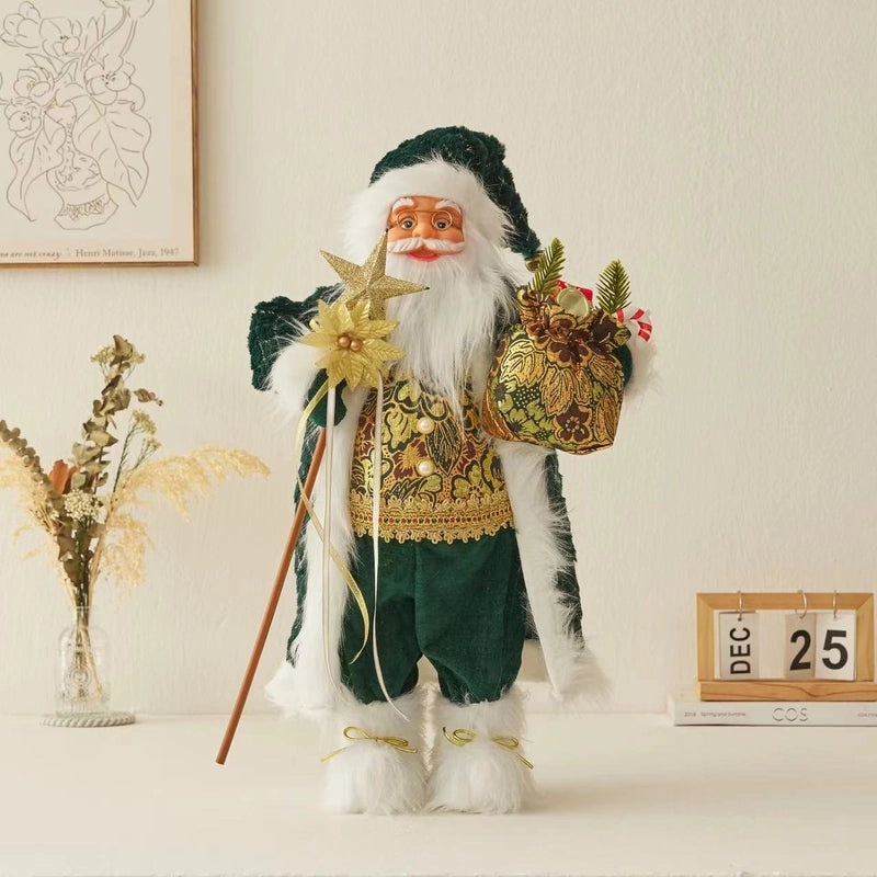 Festive Santa Claus PVC Christmas Party Decorations|Holiday Party Supplies