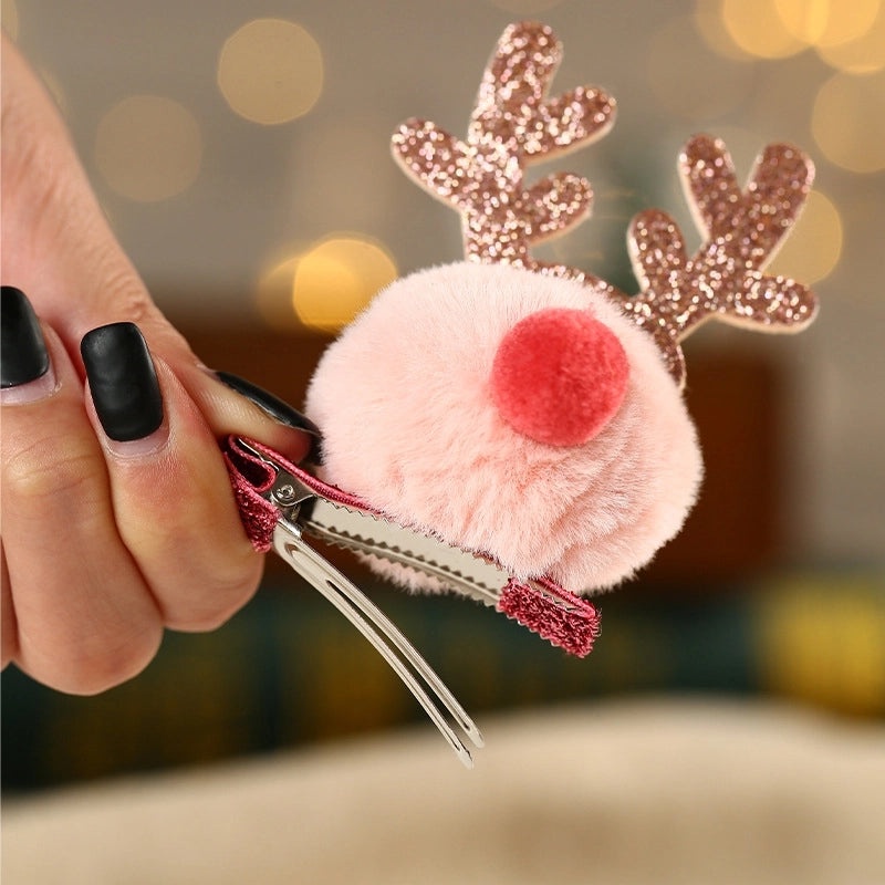 Christmas Reindeer Antler Hairpin for Kids | Christmas Accessories
