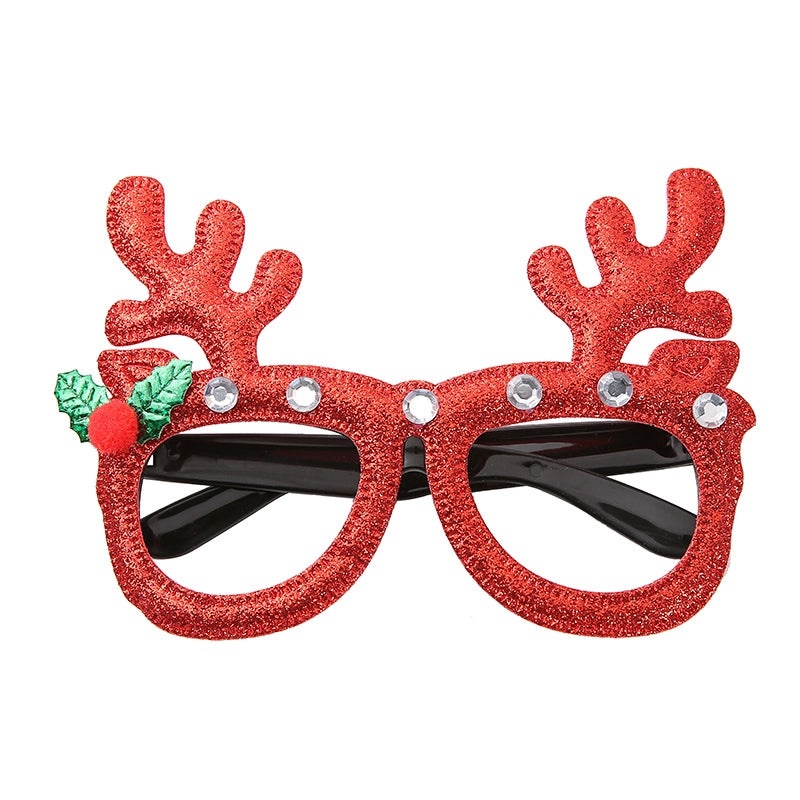 Festive Santa Claus Glasses Hairband for Christmas Halloween Valentine's Day Party|Accessories & Party Supplies