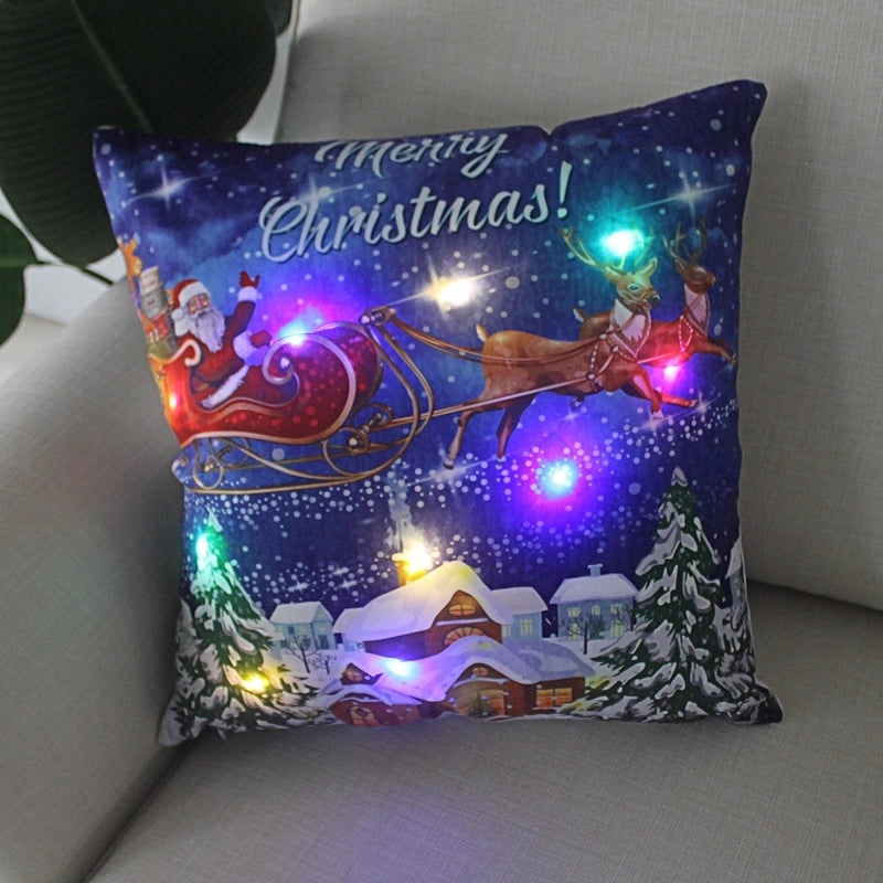 Christmas Santa Plush Pillow Covers|Home Decor Pillows