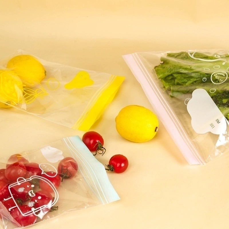 Minimalist Clear Plastic Freshness Seal Bag | Food Storage Bags