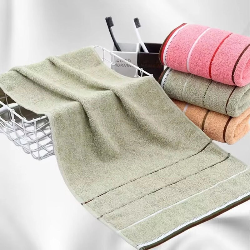 Gaoyang Thick Soft Dark Cotton Towel for Adults, Absorbent Household Stall Use | Home & Living Textiles