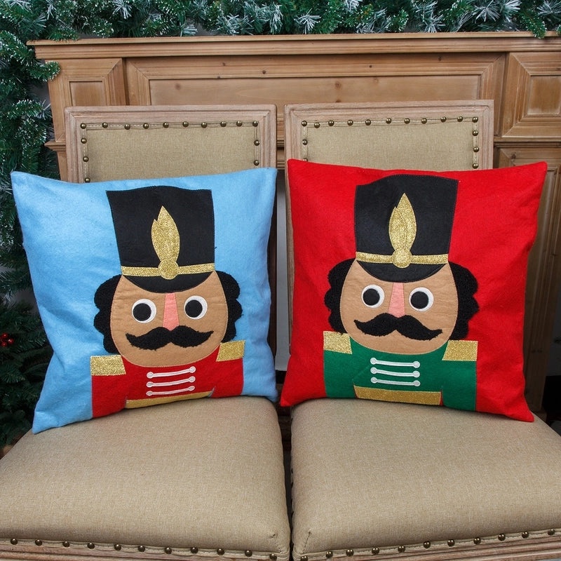 Cute Christmas Soldier Felt Ornament for Couch & Sofa | Holiday Home Decor