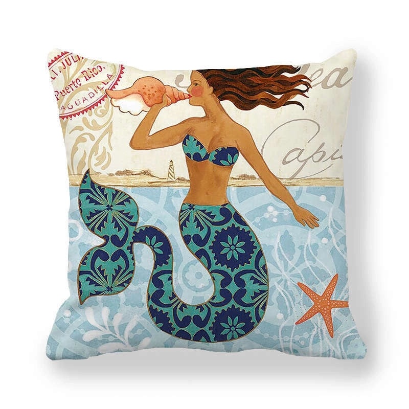 Vintage Animal Landscape Peach Skin Fiber Pillow Covers|Home Decor Pillows