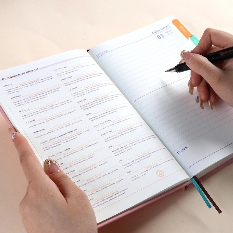 Preppy Style PU Leather Letter Notebook | Stationery & Notebooks