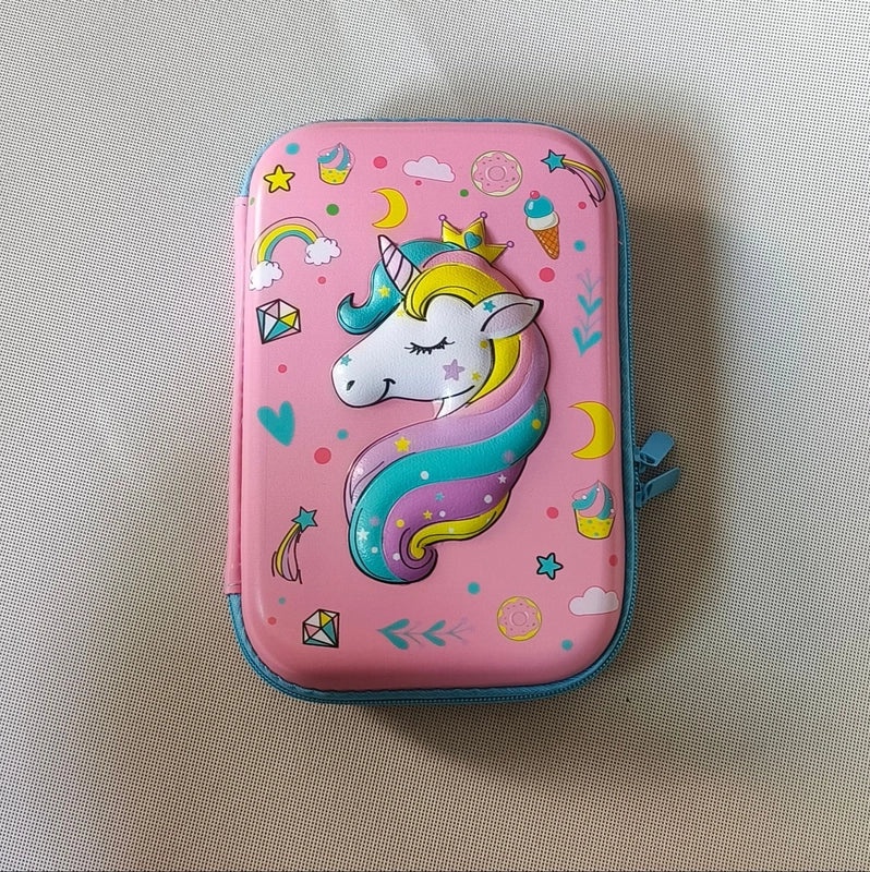 Cute EVA PU Cartoon Pencil Case for School Supplies | School Stationery