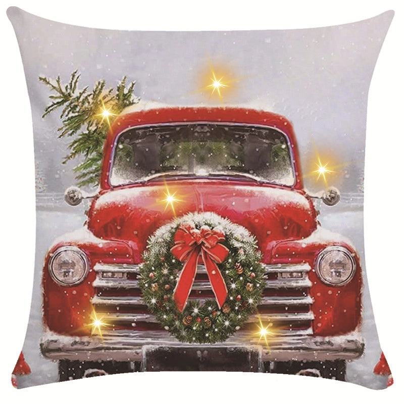 Festive Snowflake Throw Pillow Cover for Couch & Sofa | Home Decor Ornaments