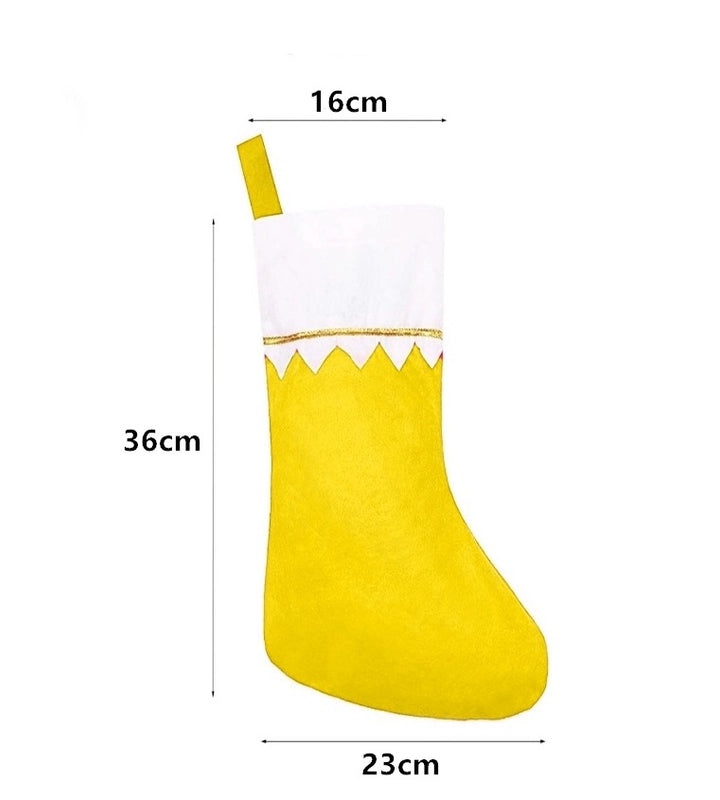Minimalist Christmas Sock Nonwoven Decorative Prop for Daily Use|Home Decor & Seasonal Decorations