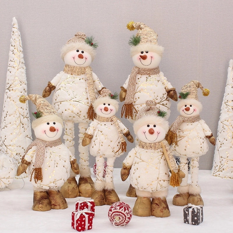 Festive Snowman Plush Party Decorations|Holiday Party Supplies