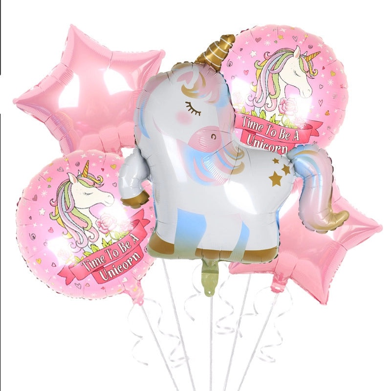 Birthday Celebration Aluminum Foil Balloons 10 pcs | Party Supplies Balloons