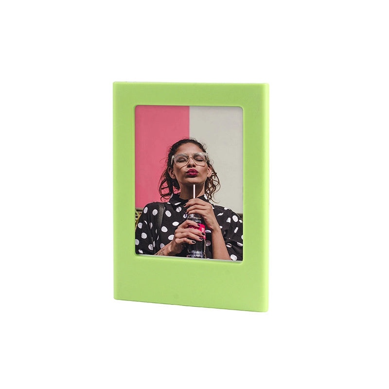 Magnetic Photo Frame ABS Material Solid Color Casual Style | Home Decor