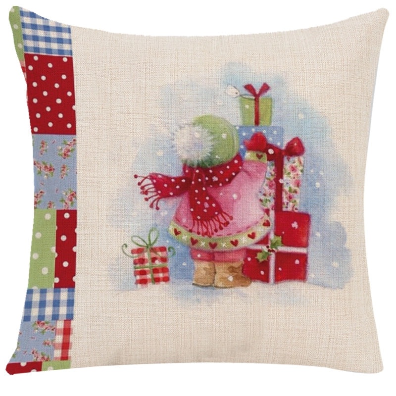 Adorable Santa Claus Letter Fiber Pillow Covers|Home Decor Pillows
