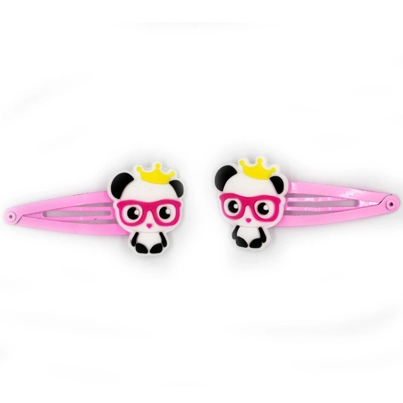 Cute Panda PVC Epoxy Hair Clip for Women | Hair Accessories
