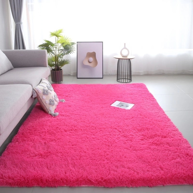 Casual Vacation Solid Color Polyester Fiber Carpet Bedding Set|Home Decor & Bedding