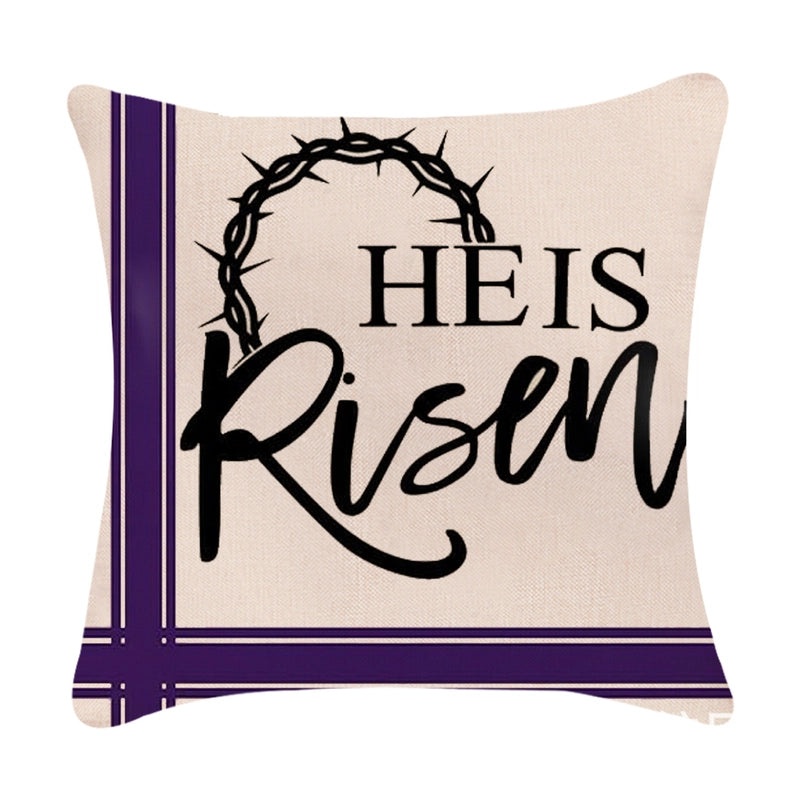 Minimalist Easter Rabbit Linen Pillow Covers for Couch and Sofa Decor | Home Decor Accessories