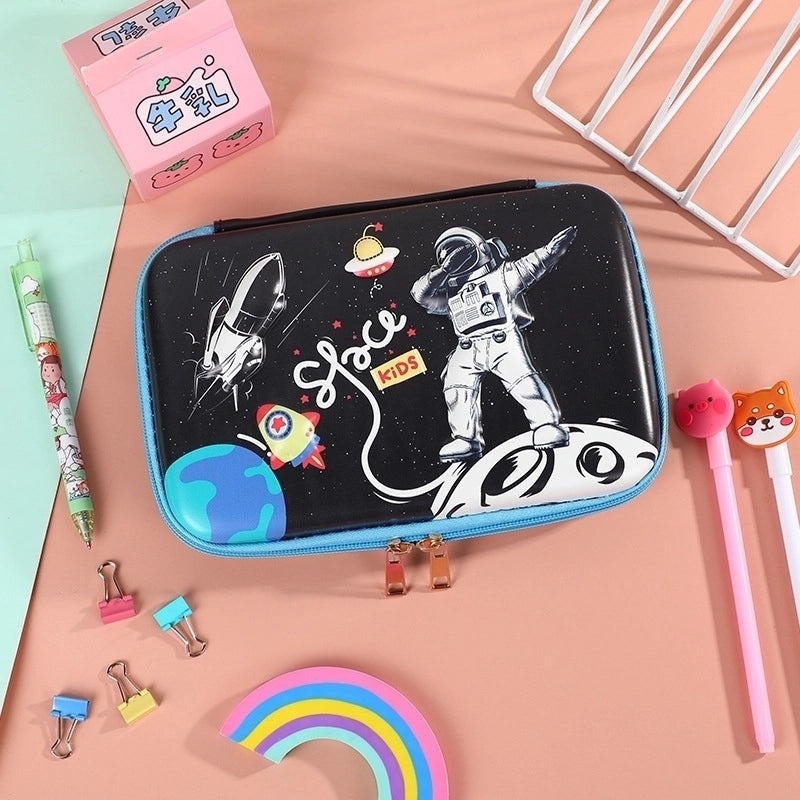 Cute EVA PU Cartoon Pencil Case for School Supplies | School Stationery