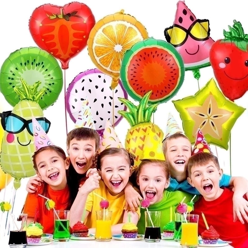 Colorful Fruit Aluminum Foil Party Balloon Single Pack|Party Supplies Balloons