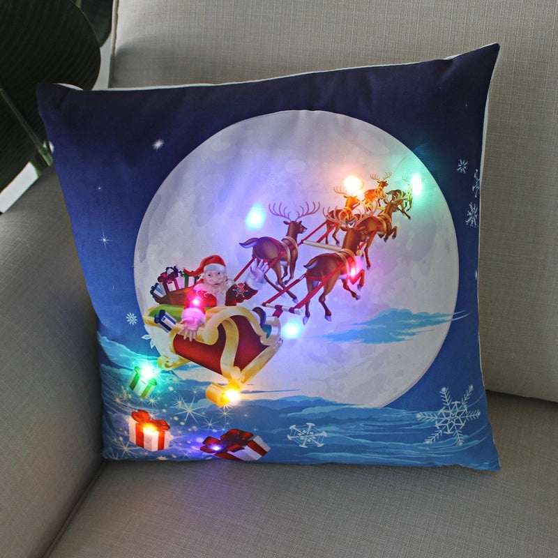Christmas Santa Plush Pillow Covers|Home Decor Pillows