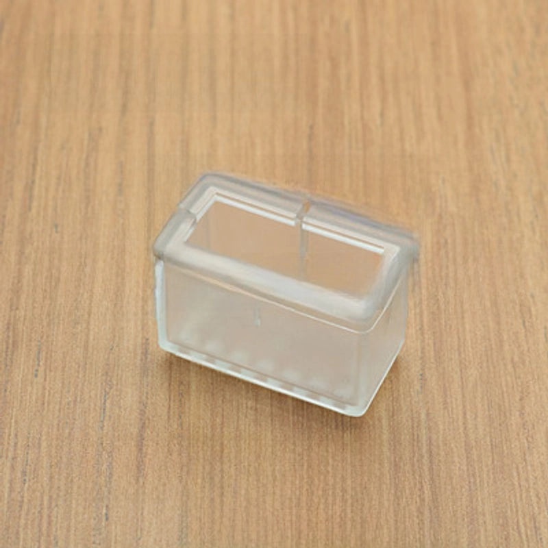 Transparent Non-slip Rubber Chair Leg Caps Thickened Floor Protectors Multi-size Furniture Feet Covers|Home & Living