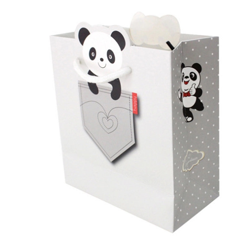 Cute Animal Cartoon Paper Gift Bags with Handles|Gift Bags & Wrapping Supplies