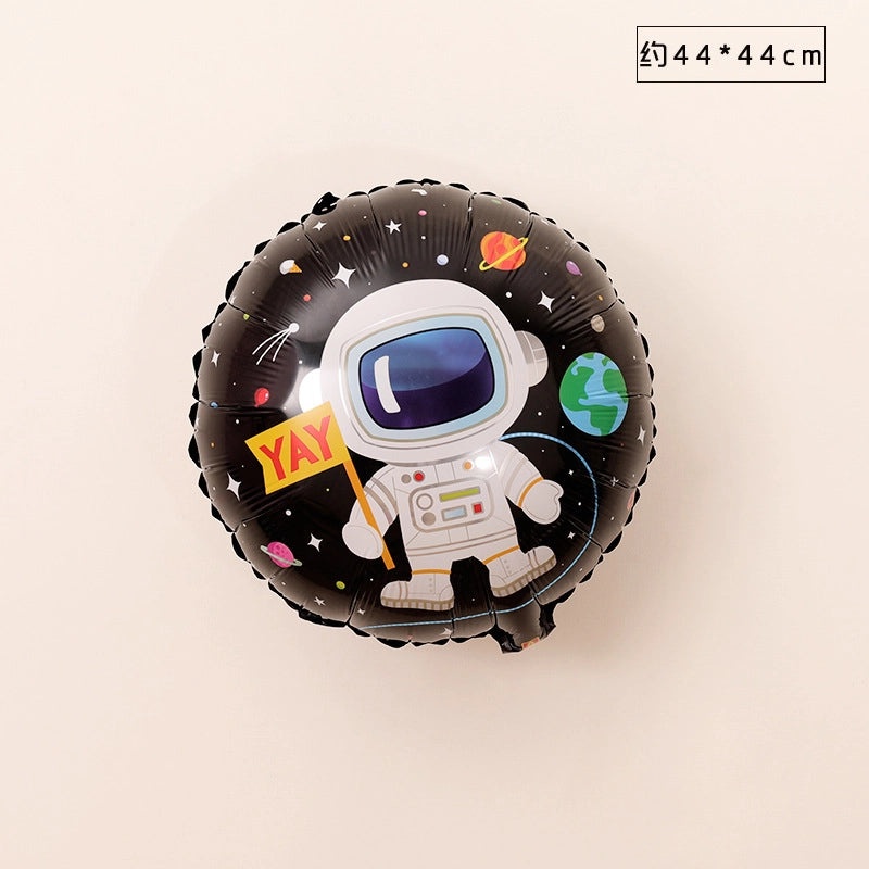 Children's Day Astronaut Rocket Party Balloon Aluminum Foil Birthday Decoration|Party Supplies