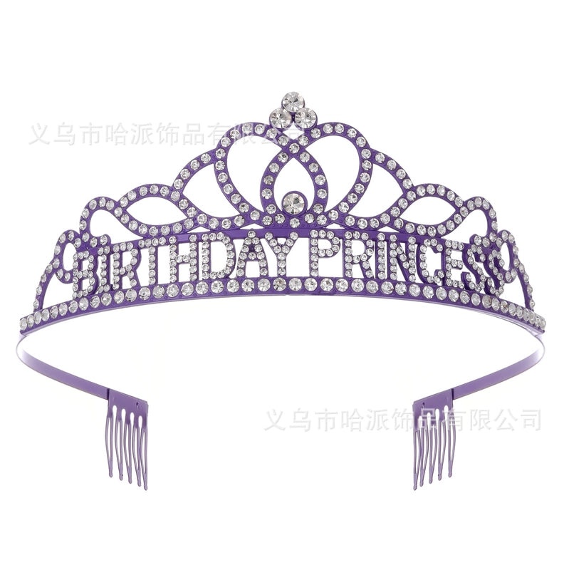 Birthday Princess Crown Jewelry Alloy Birthday Accessories|Jewelry & Accessories