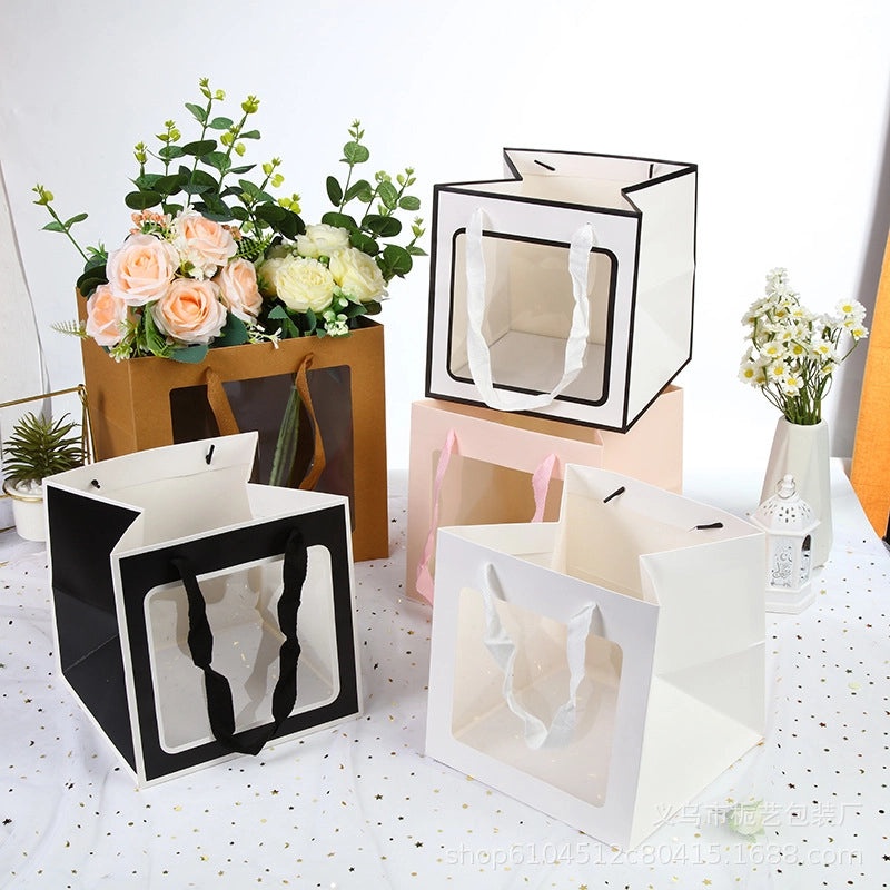 Elegant Minimalist Solid Color Gift Bags for Parties and Festivals | Party Supplies