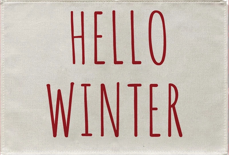 Vintage Cotton Linen Christmas Tree Letter Decoration|Home & Garden > Holiday Decor > Christmas Decorations