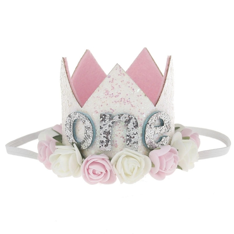 5 Pieces Fashion Crown Plastic Flower Party Headbands|Hair Accessories