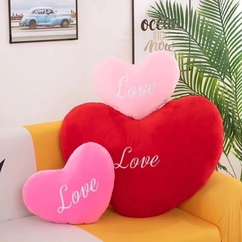 Adorable Alphabet Heart Shaped PP Cotton Cushion|Home Decor Pillows