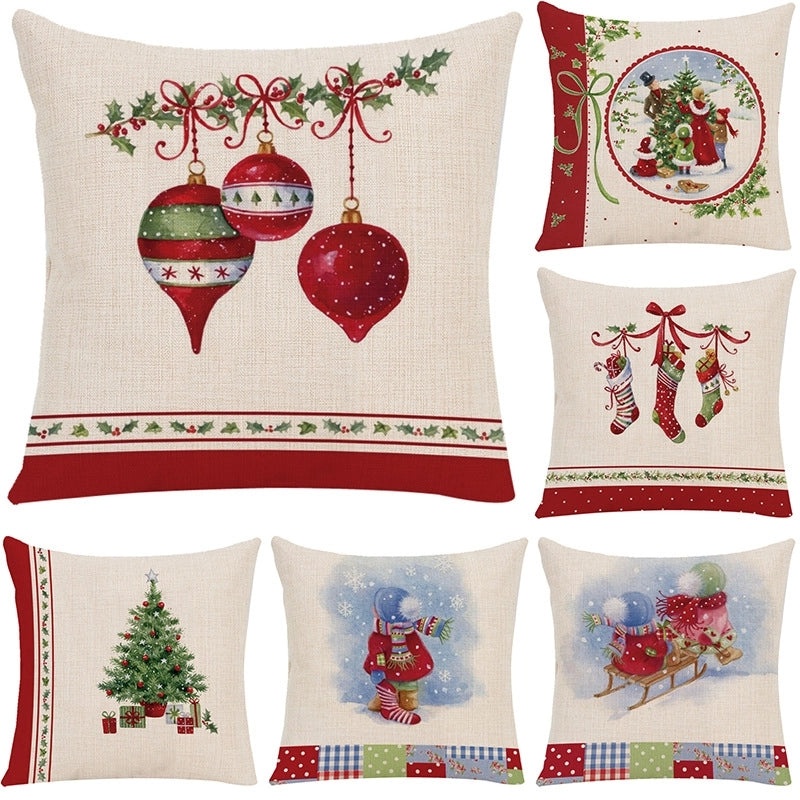 Adorable Santa Claus Letter Fiber Pillow Covers|Home Decor Pillows