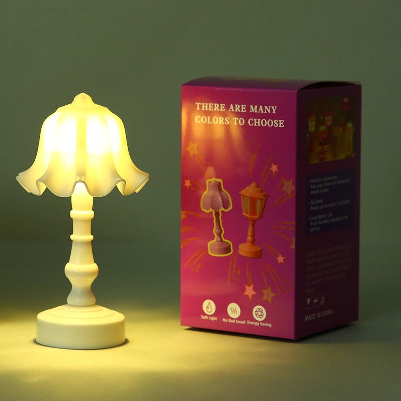 Simple Solid Color Plastic Night Light for Indoor Use|Home Decor Lighting
