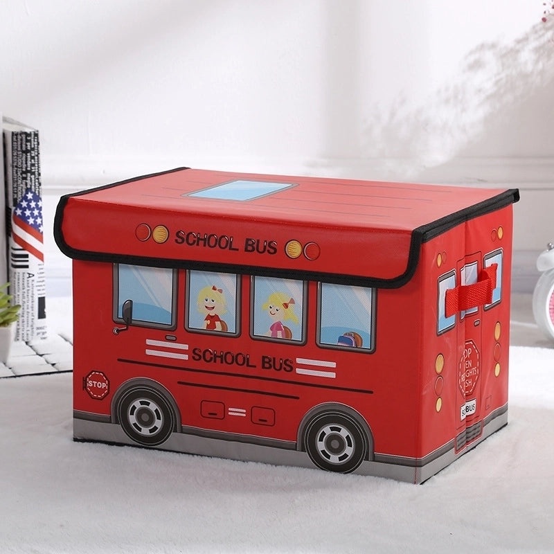 Portable Cartoon Fabric Storage Bin for Vacation | Home Organization