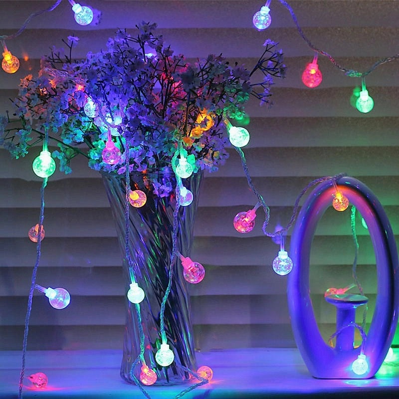 Romantic Solid Color PVC String Lights for Christmas Wedding Party|Home Decor Lighting