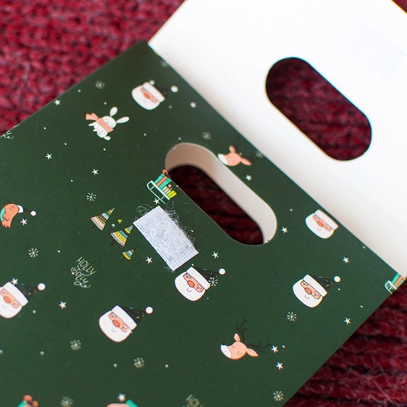 Festive Cartoon Christmas Gift Bags for Casual Party Presents | Gift Wrapping Supplies & Party Favors