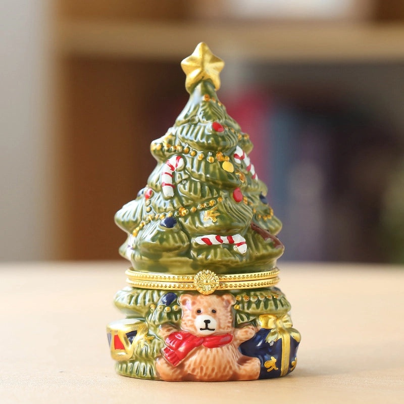 Christmas Cute Bear Ceramic Christmas Tree Decoration | Home Decor & Holiday Accessories