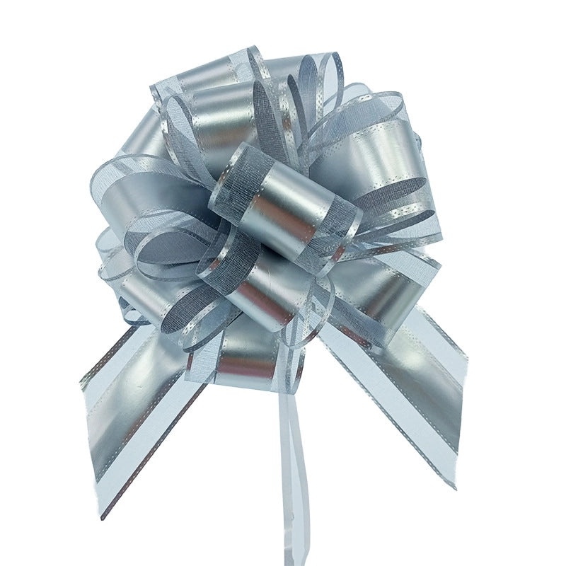 Large Matte Metal Color Ball Flower for Christmas Gift Packaging | Christmas Decorations