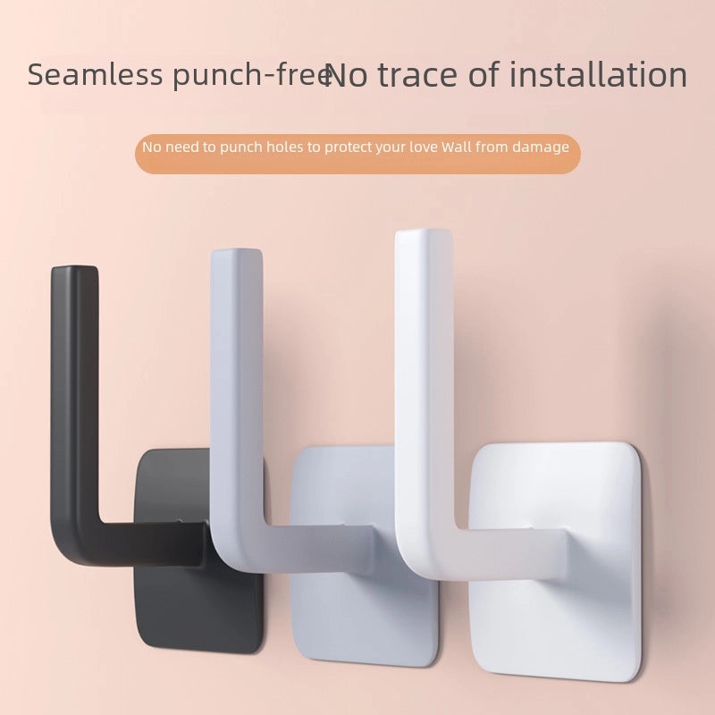 Punch-free Strong Adhesive Seamless Hook Multi-functional Hanger for Wall Door Bathroom Hallway|Home Organization & Storage Accessories