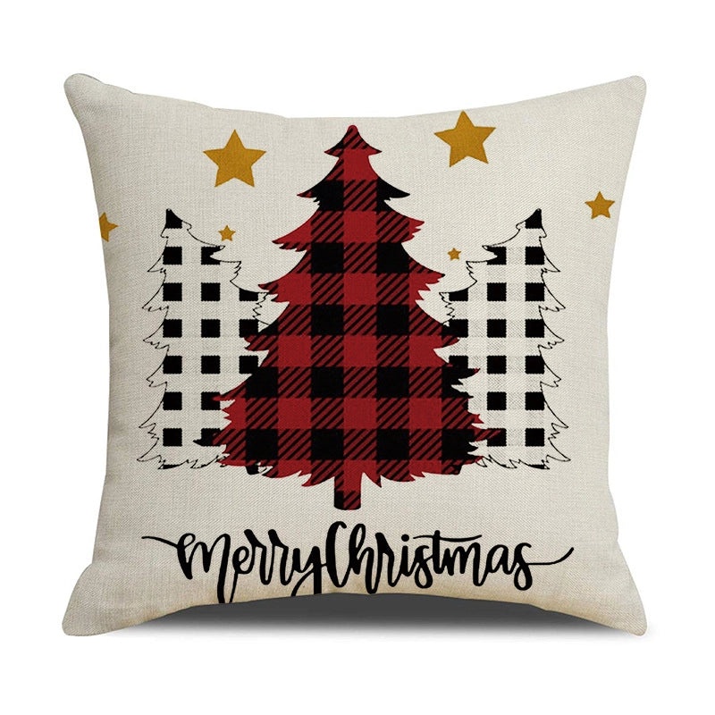 Stylish Elk Print Polyester Pillow Covers | Home Decor Pillows