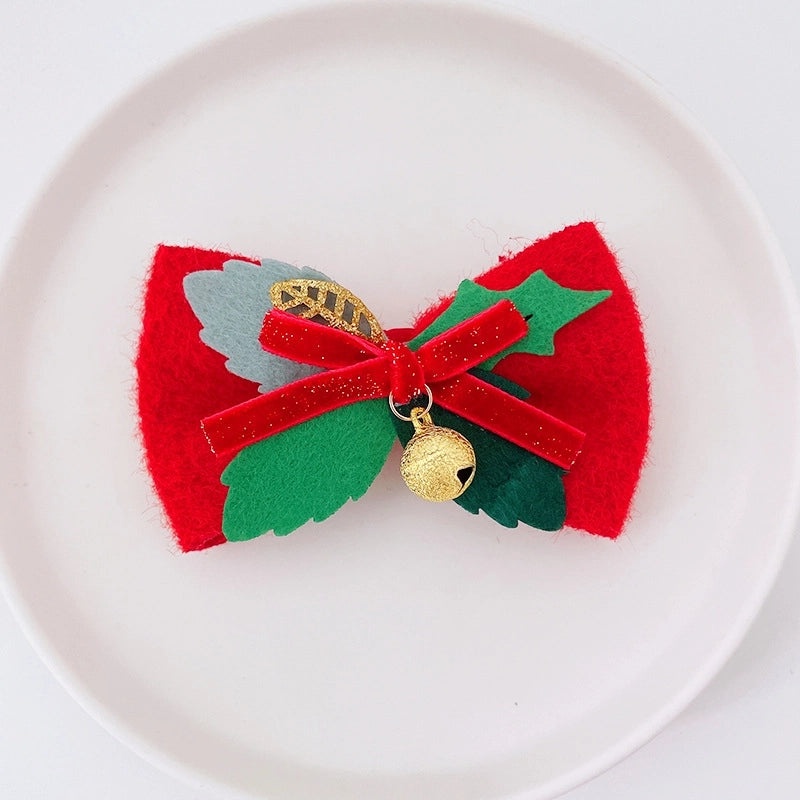 Christmas Bow Knot Hair Clip Cute Festival Party Accessory|Hair Accessories