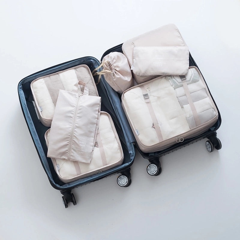 Simple Solid Color Fabric Storage Pouch|Storage Bags