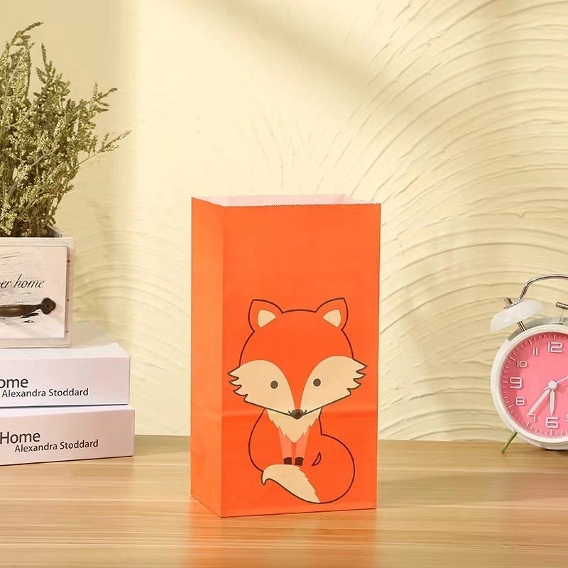 Kids Animal Kraft Paper Gift Bags for Children's Day Party|Party Supplies & Gift Bags