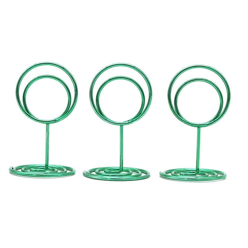 Geometric Metal Place Card Holder for Daily Use Minimalist Design | Home Decor Accessories