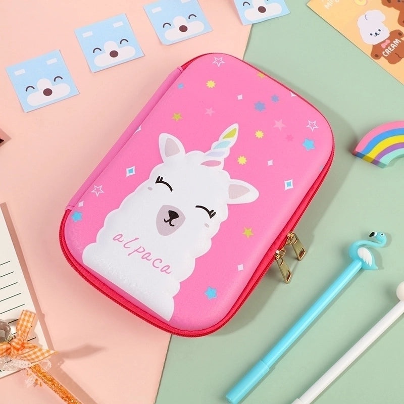 Cute EVA PU Cartoon Pencil Case for School Supplies | School Stationery