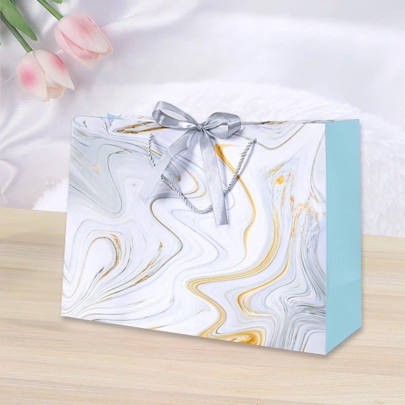 Gradient Letter Heart-Shaped Paper Gift Bags for Holiday Party Banquets|Party Supplies