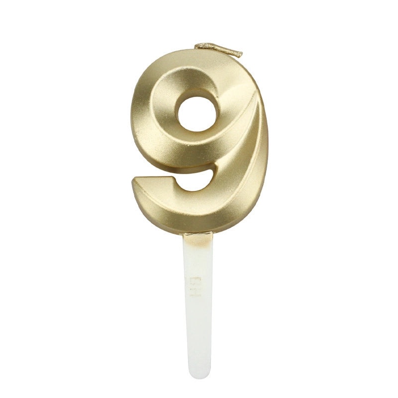 Minimalist Classic Number Candle Decorative Festival Props|Home Decor & Seasonal Accessories