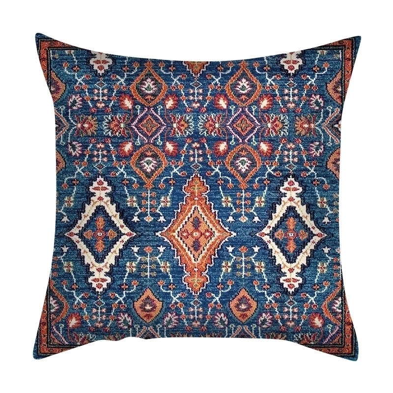 Bohemian Geometric Peach Skin Cushion Covers|Home Decor Pillows