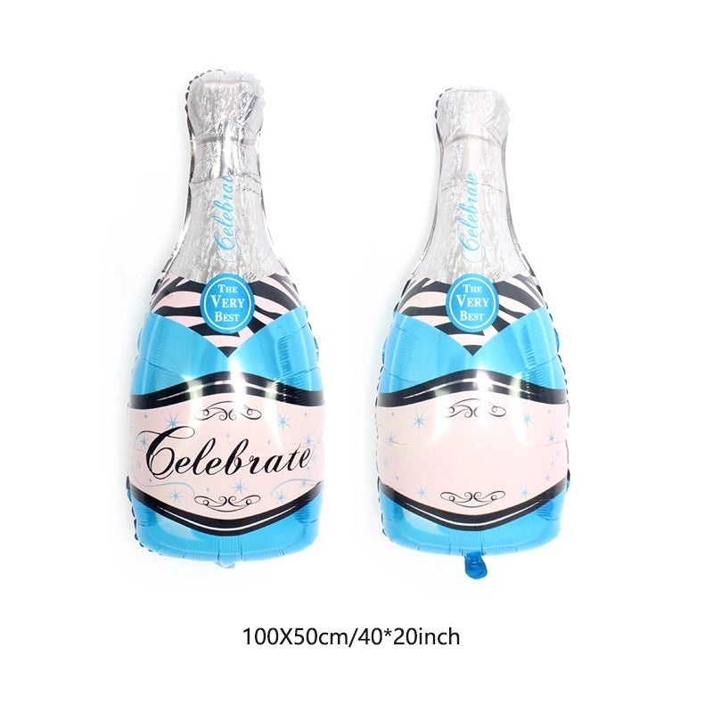 5 Pieces Romantic Beer & Wine Glass Balloons for Birthday Party Festival | Party Decorations Balloons